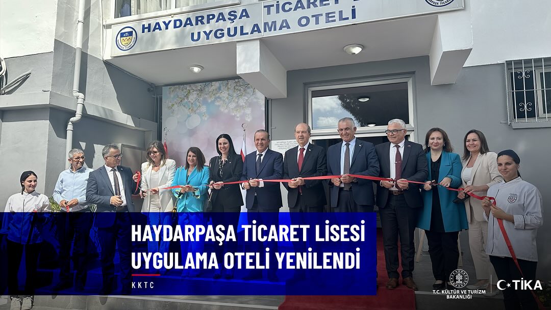 Kıbrıs Haydarpaşa Ticaret Lisesi Uygulama Oteli Yenilendi