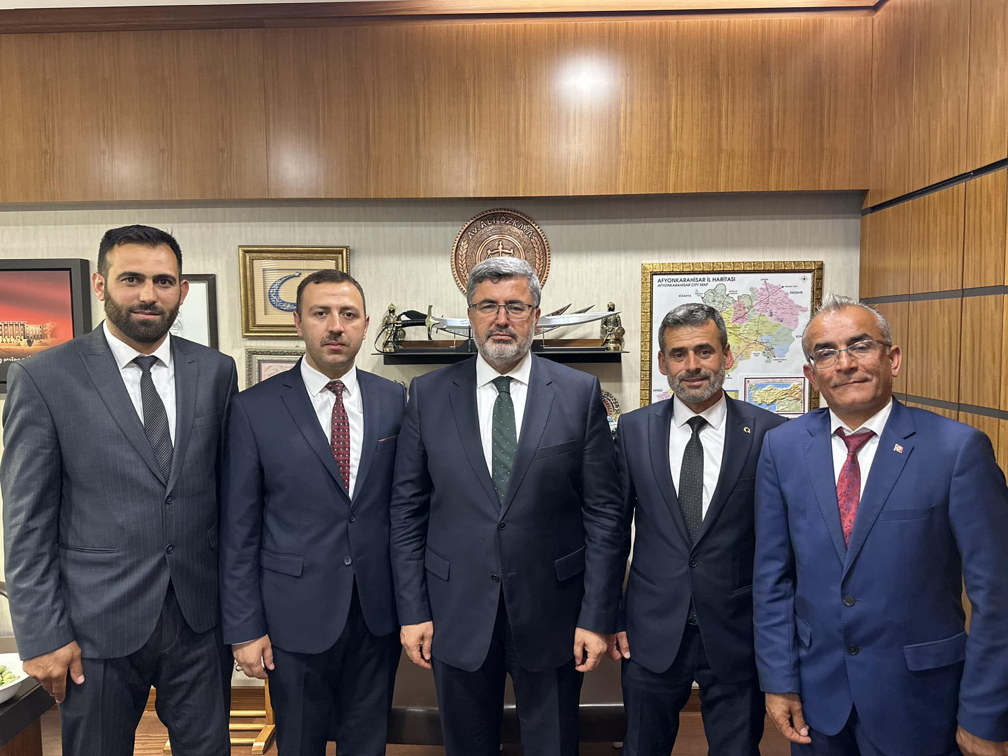 AK Parti Afyonkarahisar Milletvekili Ali Özkaya, Parti İçi İstişarelerde Bulundu