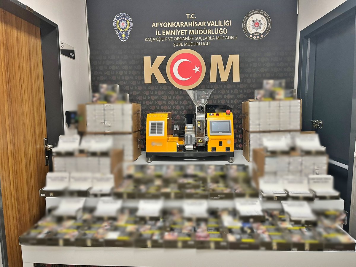 Kaçakçılıkla Mücadelede Büyük Operasyon: Sigara Makinesi ve Tütün Ele Geçirildi