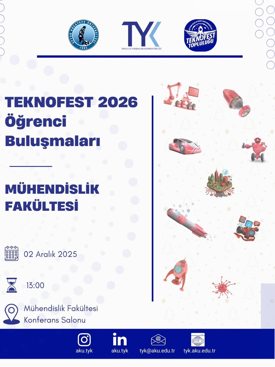 Teknofest 2026'ya Hazırlık: Afyon Kocatepe Üniversitesi'nde Bilgilendirme Toplantısı Düzenleniyor