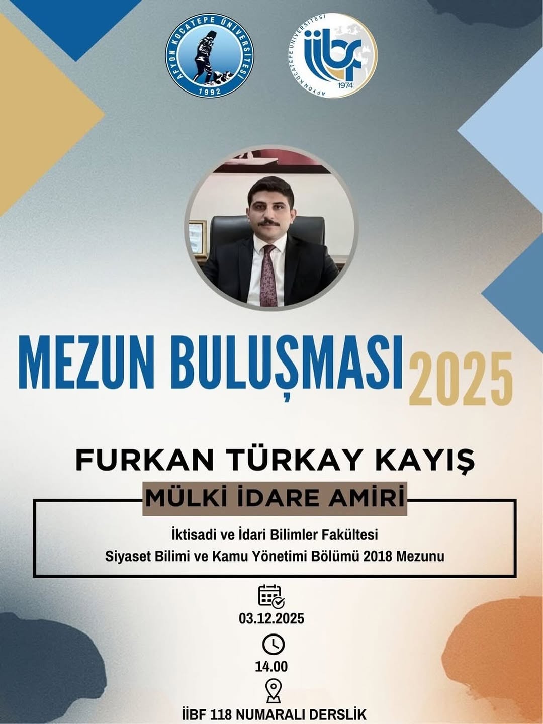 Afyon Kocatepe Üniversitesi İİBF'de Mezun Buluşması Gerçekleşti