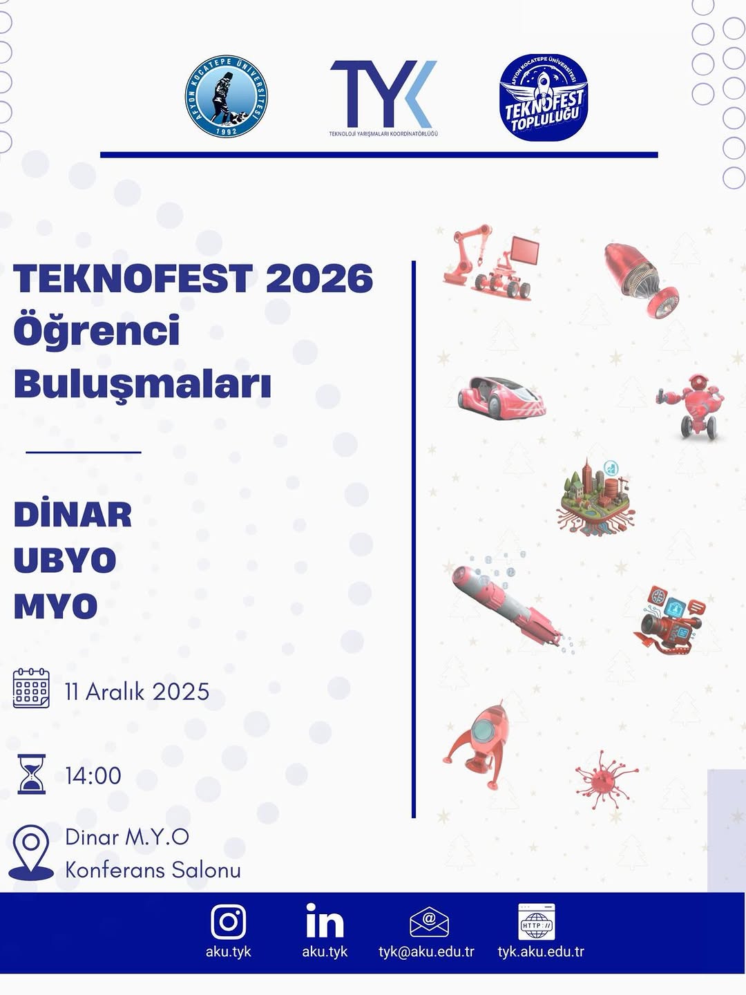 TEKNOFEST 2026 Yolculuğu Dinar'da Start Aldı