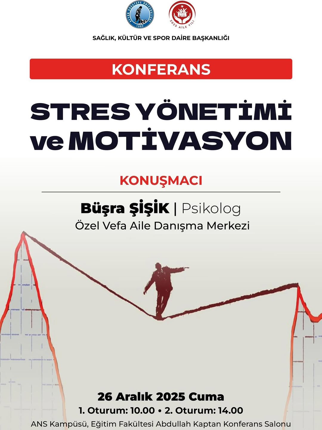 Stres Yönetimi ve Motivasyon Konferansı Düzenlendi