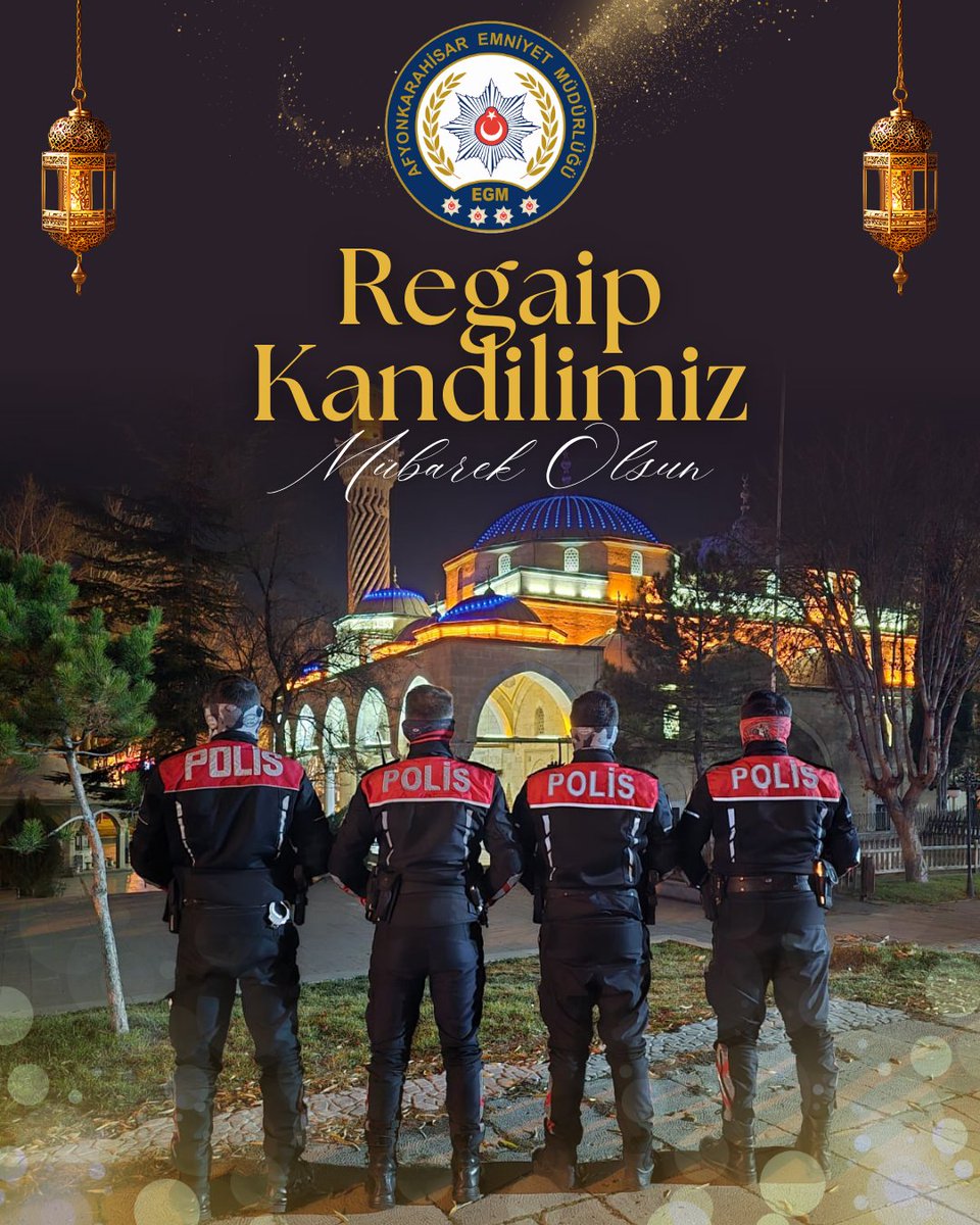 Afyonkarahisar'da Regaip Kandili Dualarla İdrak Edildi