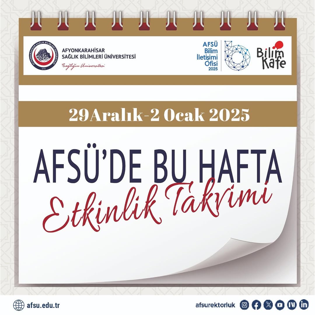 AFSÜ'de Yılbaşı Haftasında Akademik ve Sosyal Etkinlikler