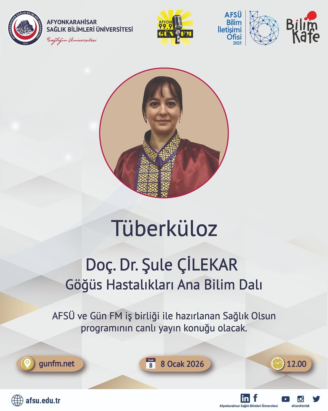 Afyonkarahisar'da Sağlıkta Yenilikler ve Akademik Çalışmalar Ele Alınacak