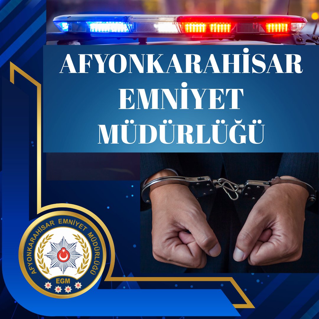 Afyon'da Asayiş Operasyonunda Aranan Şahıs Yakalandı