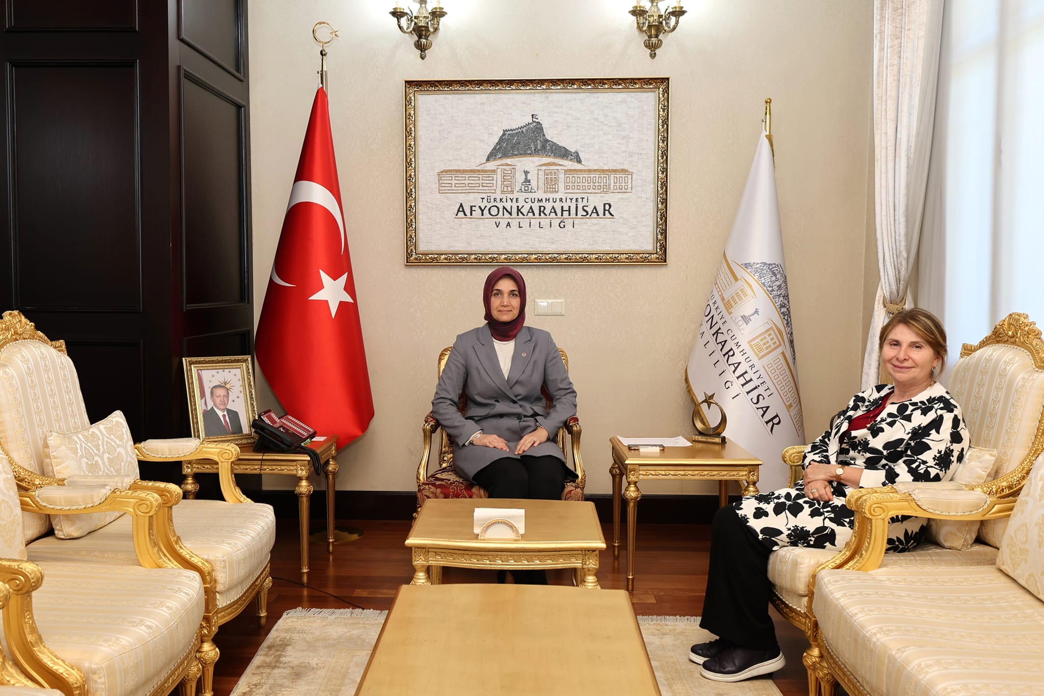 Vali Yiğitbaşı, Prof. Dr. Oktav ile Uluslararası İlişkileri Görüştü
