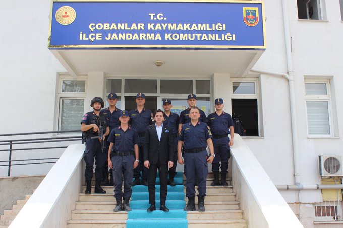 Kaymakam Akpınar, Çobanlar Emniyet ve Jandarmasını ziyaret etti