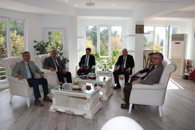 Sünnetci, Sandıklı Kaymakamı Önder Çengel’i ziyaret etti