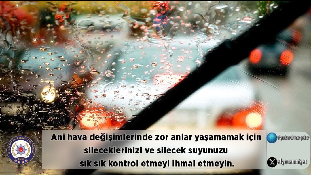 Yağışlı Havalarda Güvenli Sürüş İçin Sileceklerinizi Kontrol Edin