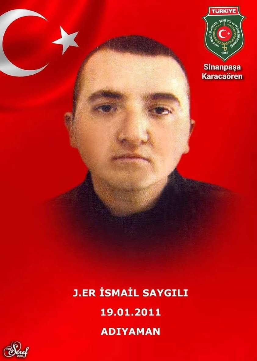 Afyonlu Şehit Jandarma Er İsmail Saygılı, 14. Yılında Dualarla Anıldı