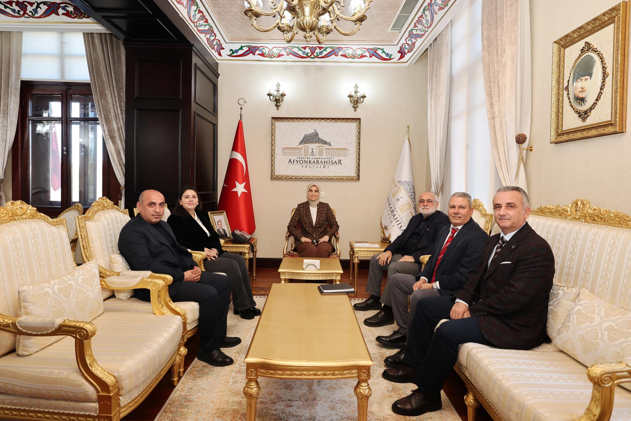 Afyonkarahisar Valisi Önemli İsimleri Konuk Etti