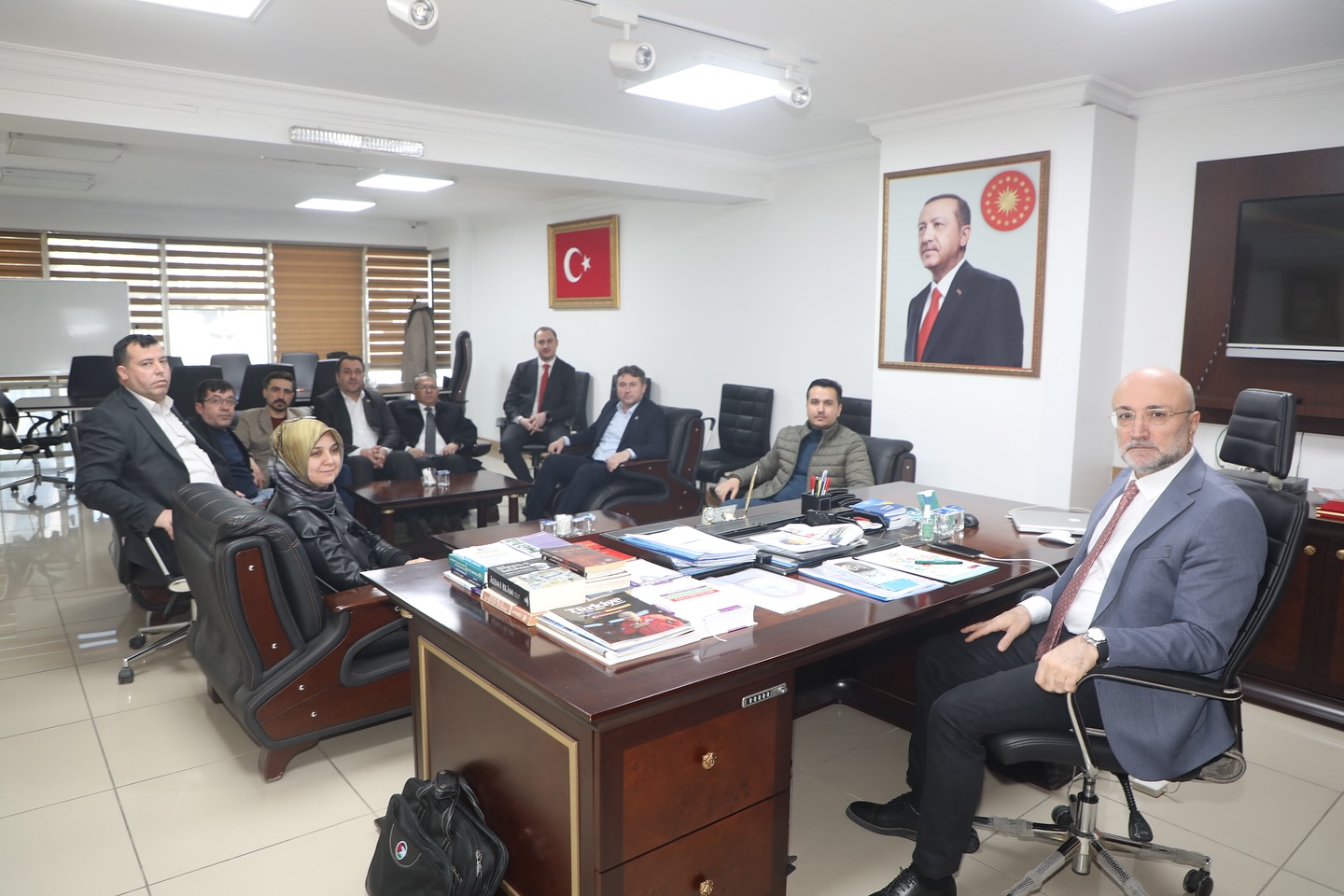 İhsaniye İlçe Heyeti, Afyonkarahisar'da Yatırım İstişarelerinde Bulundu