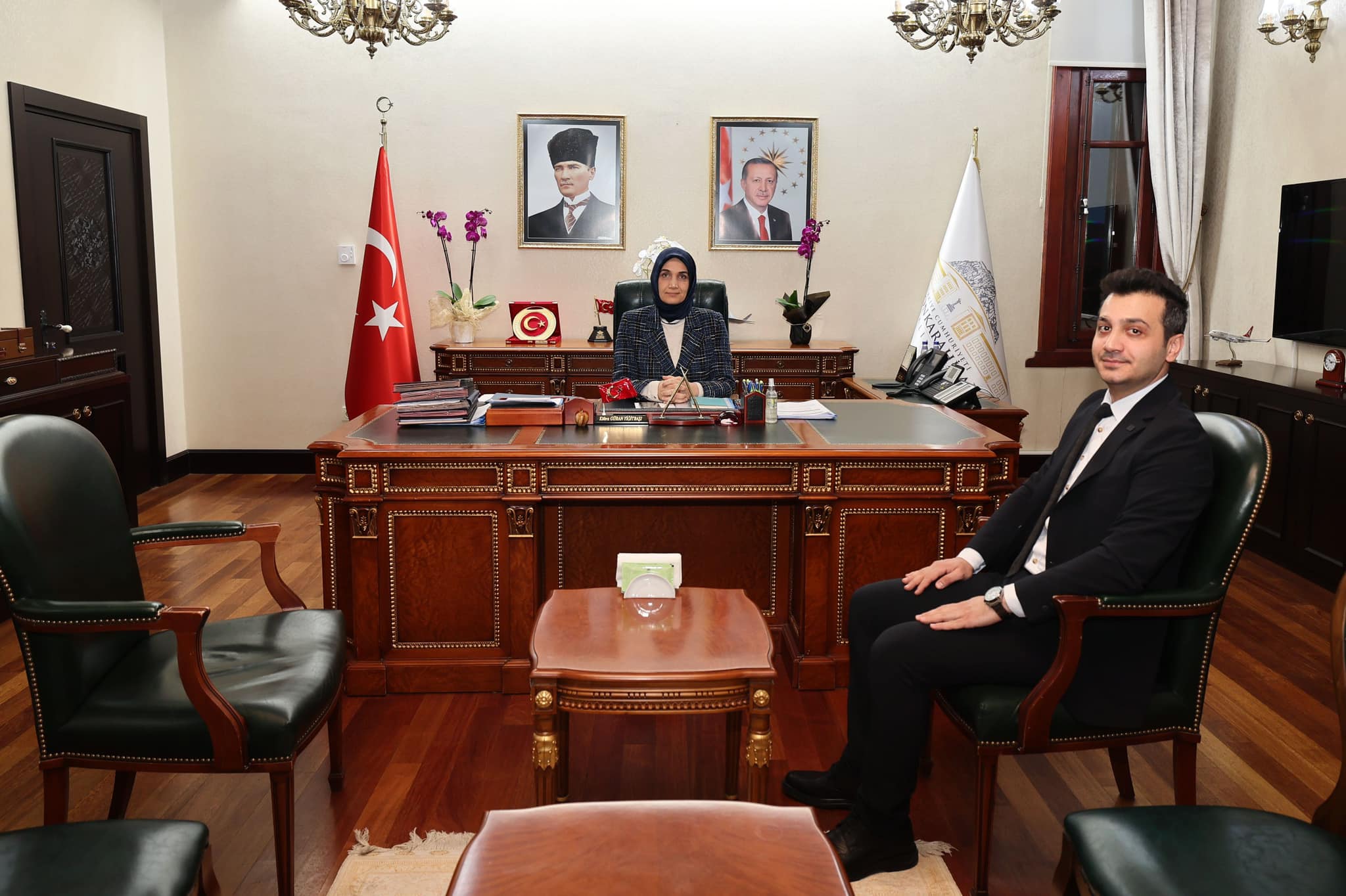 Vali Yiğitbaşı, Yeni Sanayi ve Teknoloji İl Müdürü Bayram'ı Kabul Etti