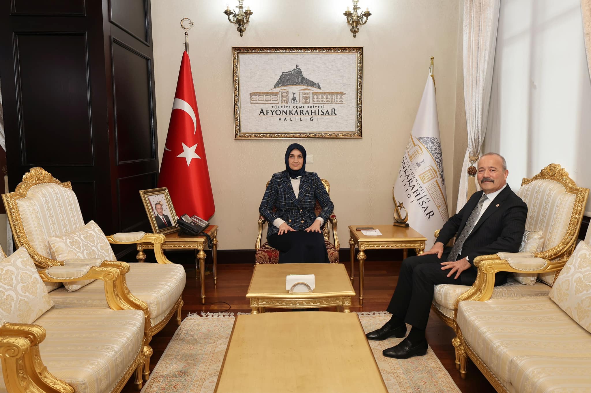 Afyonkarahisar Valisi, Milletvekili Mehmet Taytak'ı Makamında Ağırladı