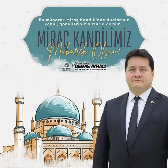 Miraç Kandili’nde Tüm Bolvadin’e Barış ve Huzur Dilekleri