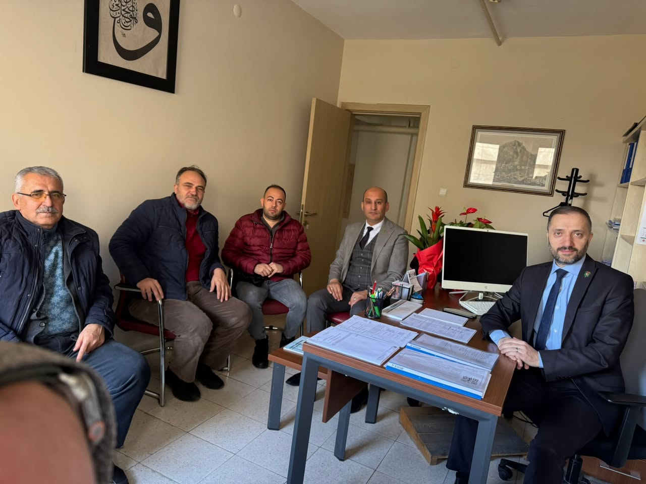 Afyon Şehit ve Gaziler Derneği'nden Muş Gazisi Ertuğrul Demir'e Ziyaret