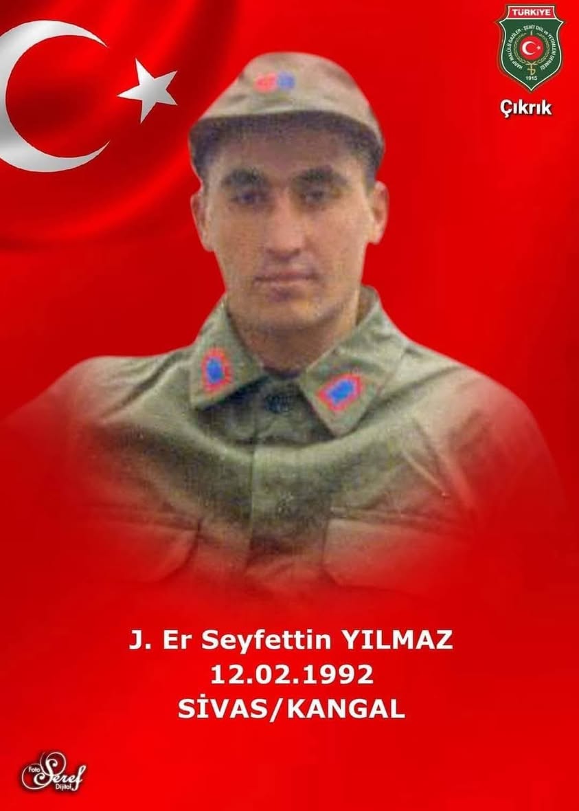 Sivas'ta Vefat Eden Şehit Seyfettin Yılmaz, 33. Yılında Anıldı