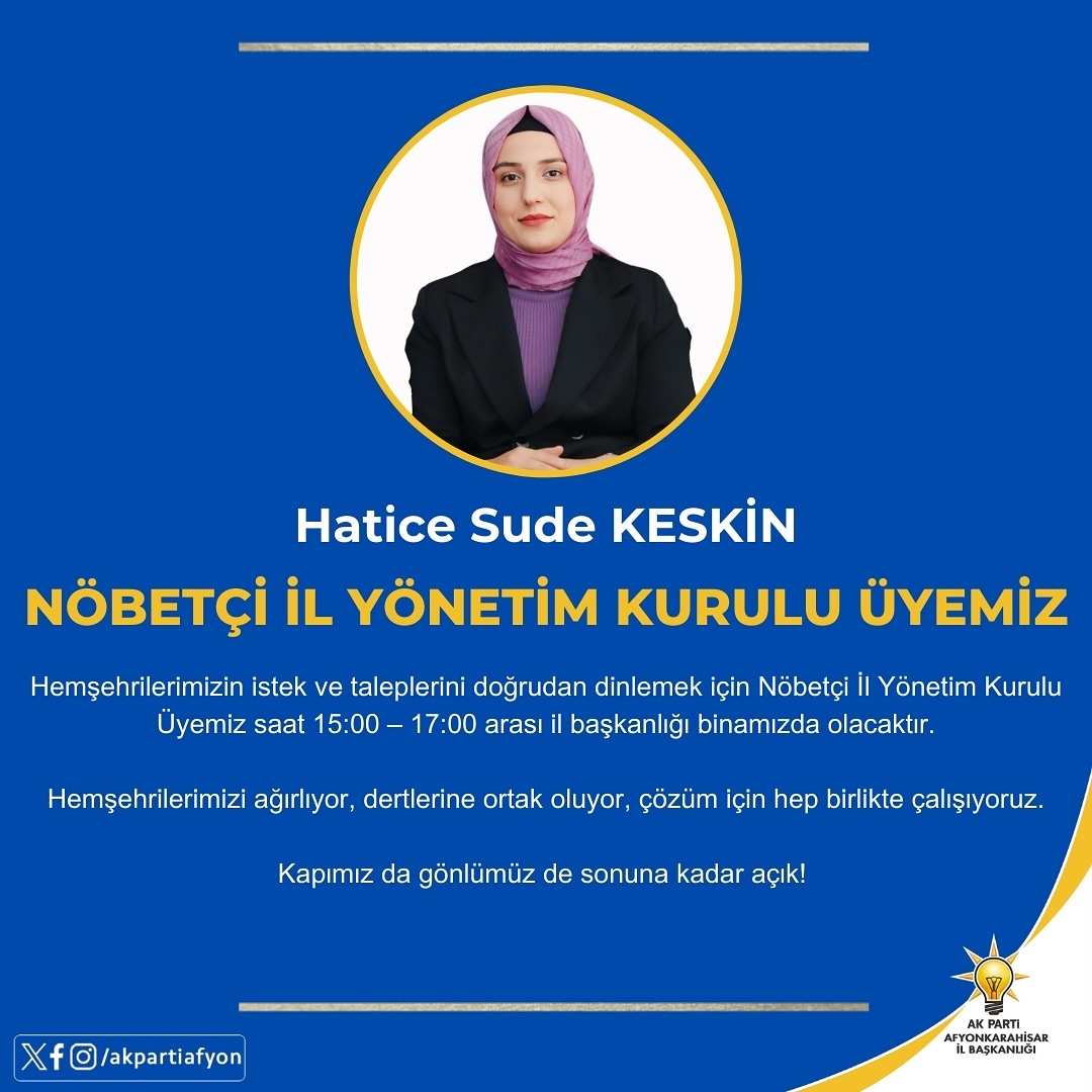 Ak Parti Afyon İl Başkanlığı, Hemşehrileriyle Buluşuyor