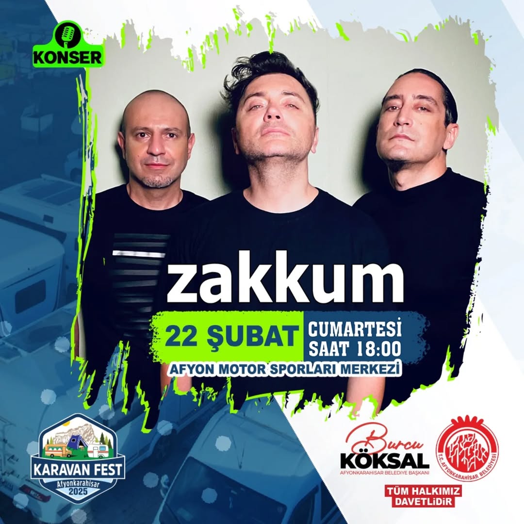 Afyon'da Zakkum Rüzgarı: Karavan Fest'te Coşkulu Konser