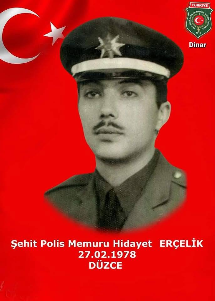 Düzce'de Şehit Olan Polis Memuru Hidayet Erçelik Anıldı
