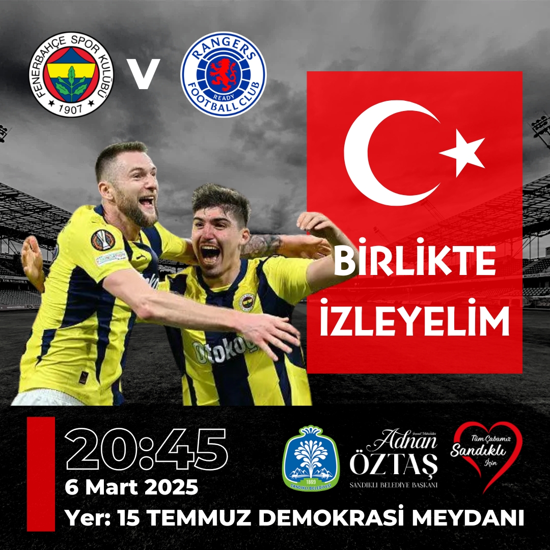 Sandıklı Belediyesi'nden Futbolseverlere Özel Etkinlik