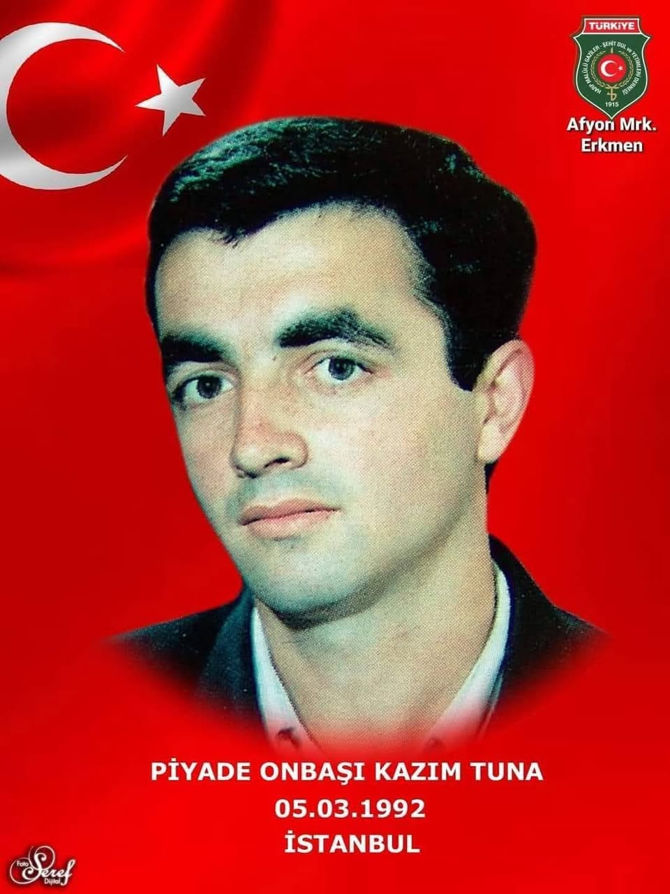 Afyonkarahisar'ın Şehidi Kazım Tuna, Şehadetinin 33. Yılında Anıldı