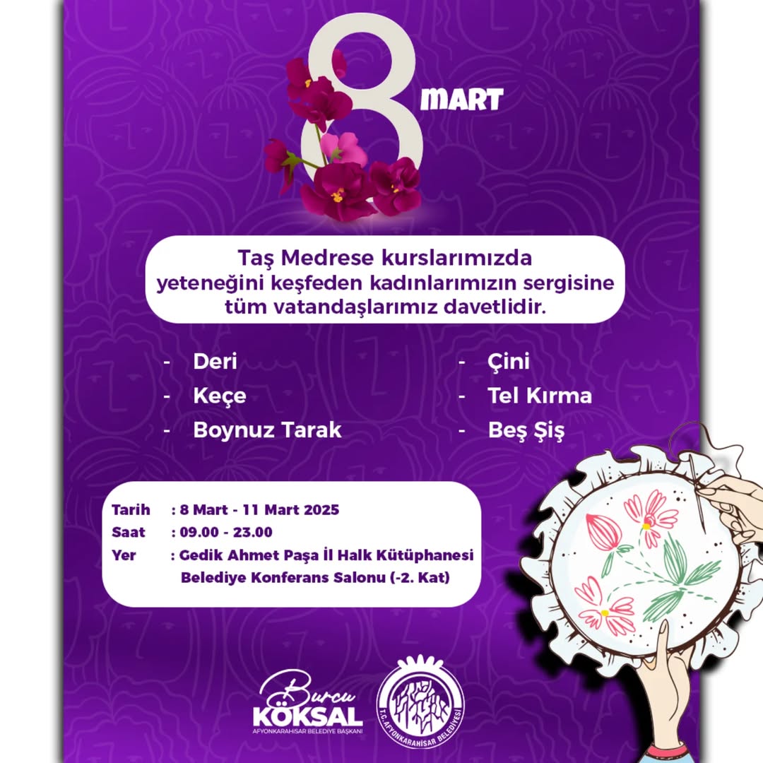 Kadınların El Emeği Göz Nuru Eserleri Sergisi Açıldı