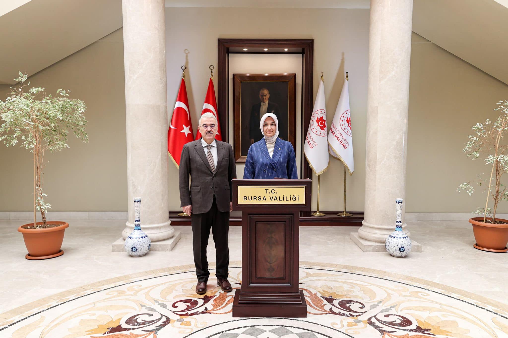 Afyonkarahisar Valisi'nden Bursa Valisi'ne Ziyaret