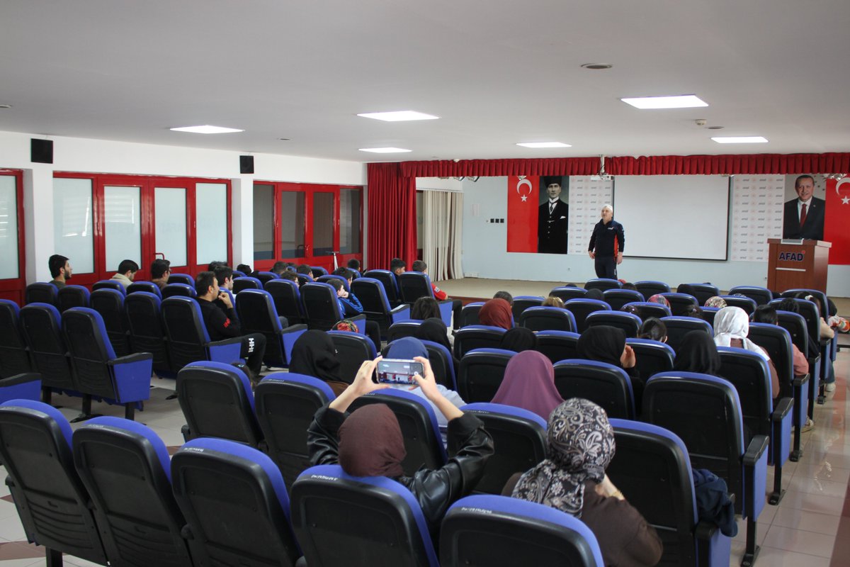 Afyonkarahisar'da Afet Farkındalık Eğitimi ve Tatbikat