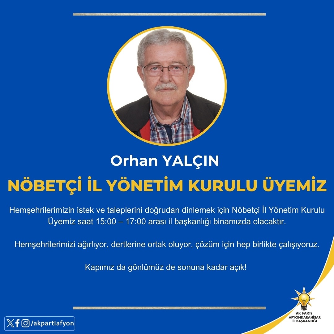 Ak Parti Afyon İl Başkanlığı Vatandaşlarla Buluşmaya Devam Ediyor