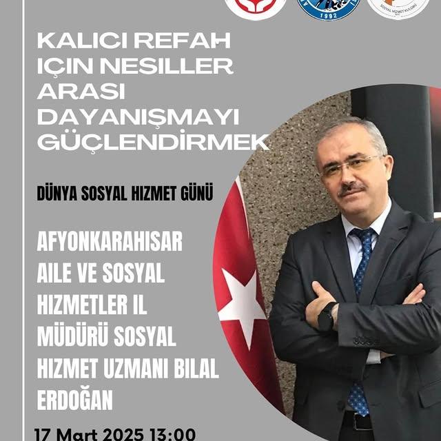 Afyon Kocatepe Üniversitesi'nde Dünya Sosyal Hizmet Günü Kutlaması