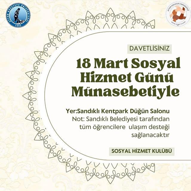 Afyon Kocatepe Üniversitesi Sosyoloji Bölümü Ramazan İftarı Düzenliyor