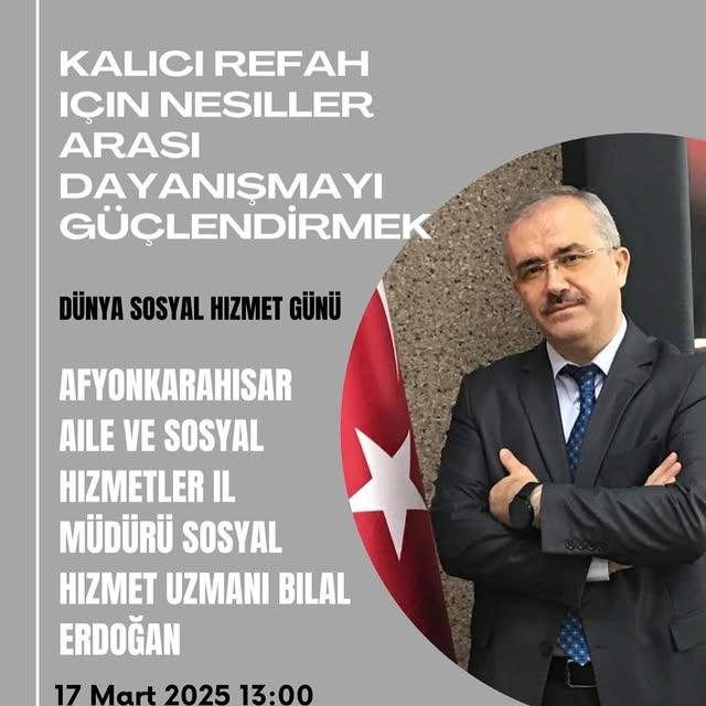 Afyon Kocatepe Üniversitesi'nde Dünya Sosyal Hizmet Günü Etkinliği Düzenlendi