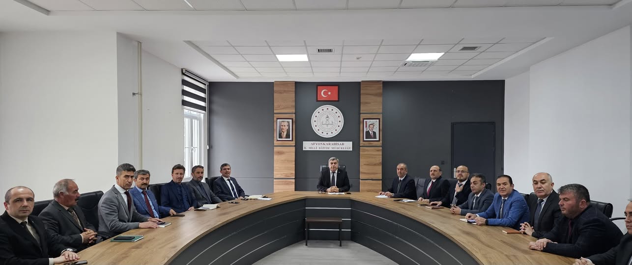 Afyonkarahisar'da Eğitim Değerlendirme Toplantısı Yapıldı