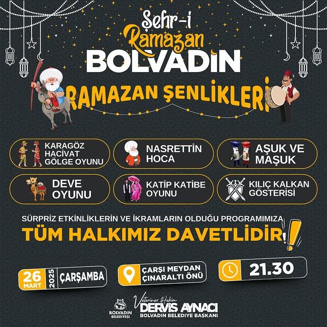 Bolvadin'de Ramazan Şenlikleriyle Coşkulu Bir Başlangıç