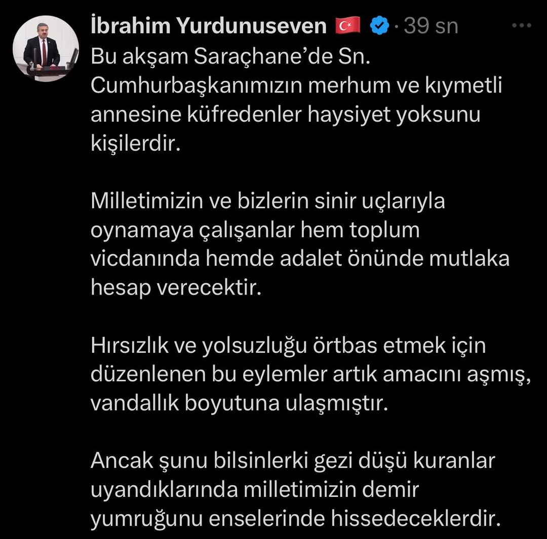 Saraçhane'de Küfürlü Protestolara Tepkiler