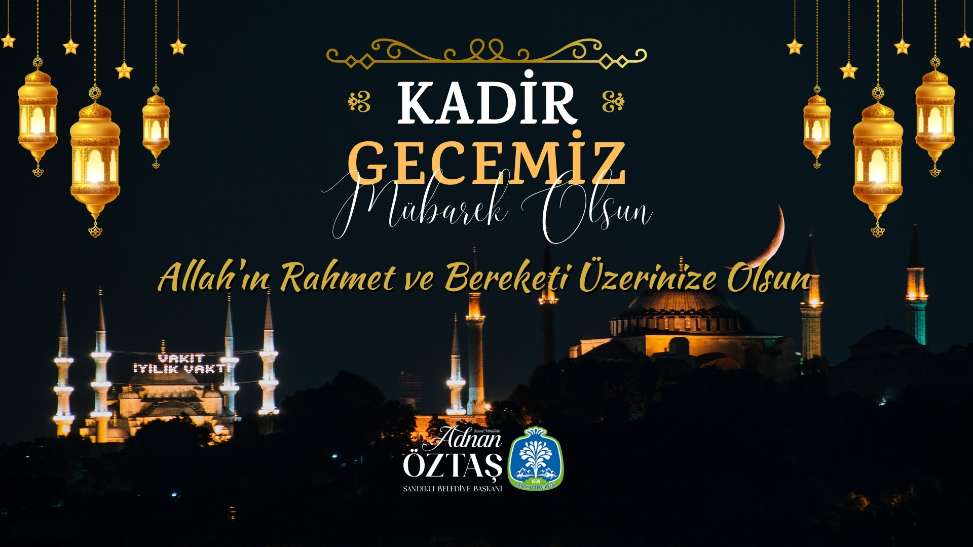 Sandıklı'da Kadir Gecesi Coşkuyla Kutlanıyor