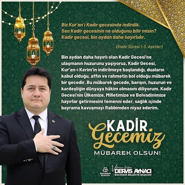 Kadiri Gecesi, Bolvadin'de Dualarla Kutlandı