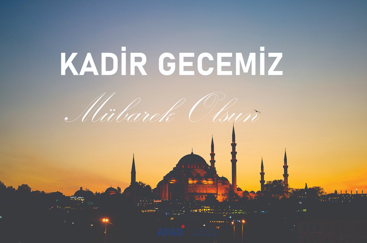 Afyonkarahisar AFAD'dan Kadir Gecesi Mesajı