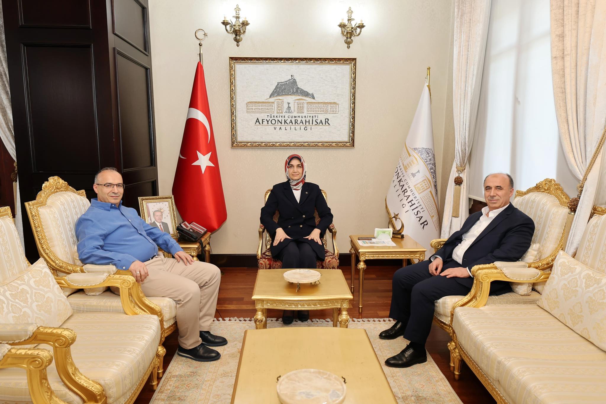 Afyonkarahisar Valisi Yiğitbaşı, İş İnsanlarını Kabul Etti