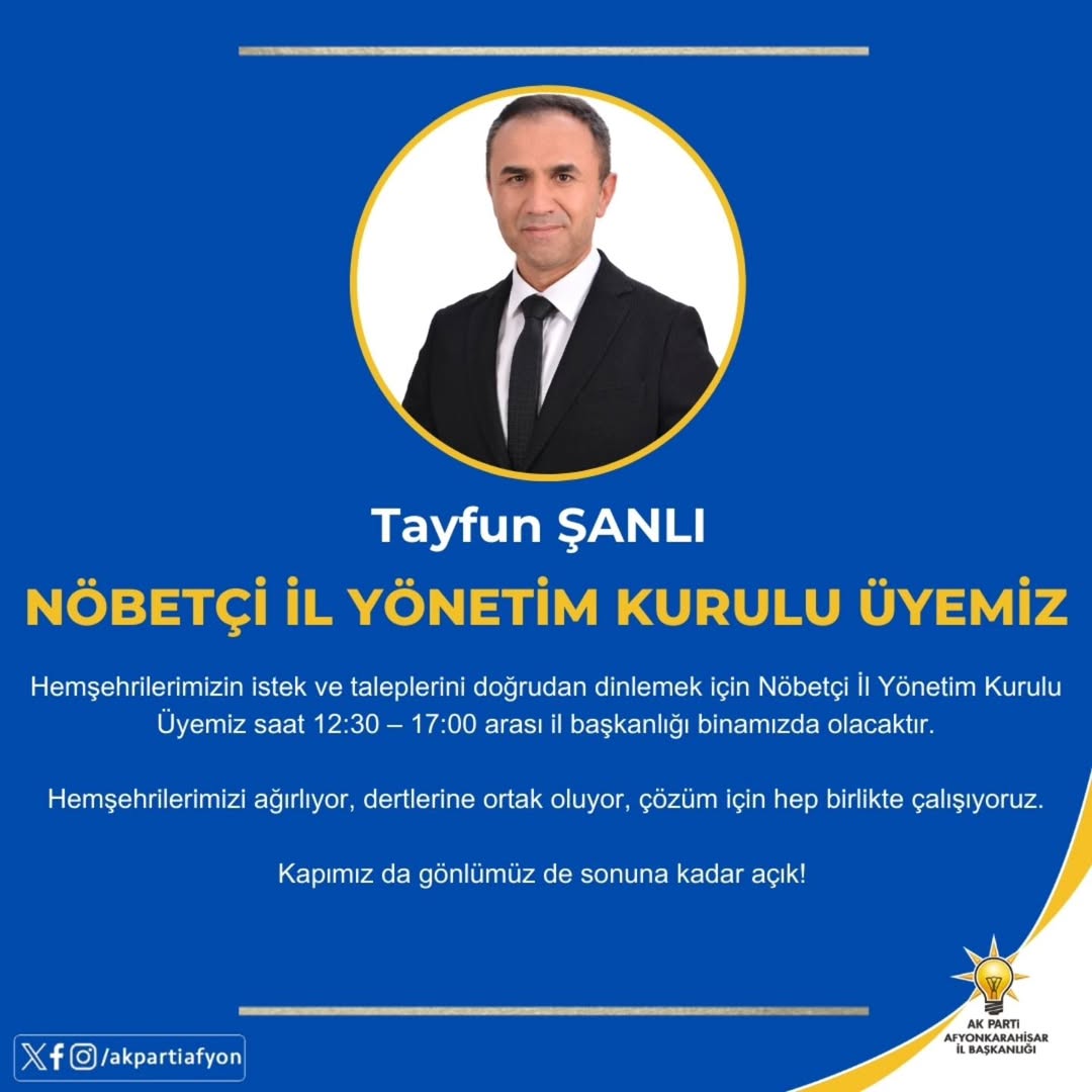 AK Parti Afyon İl Başkanlığı Hemşehri Buluşmalarına Başladı