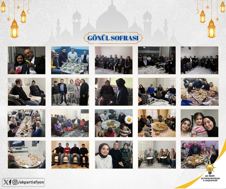 Afyonkarahisar'da Ramazan Sofraları Birliği Pekiştirdi