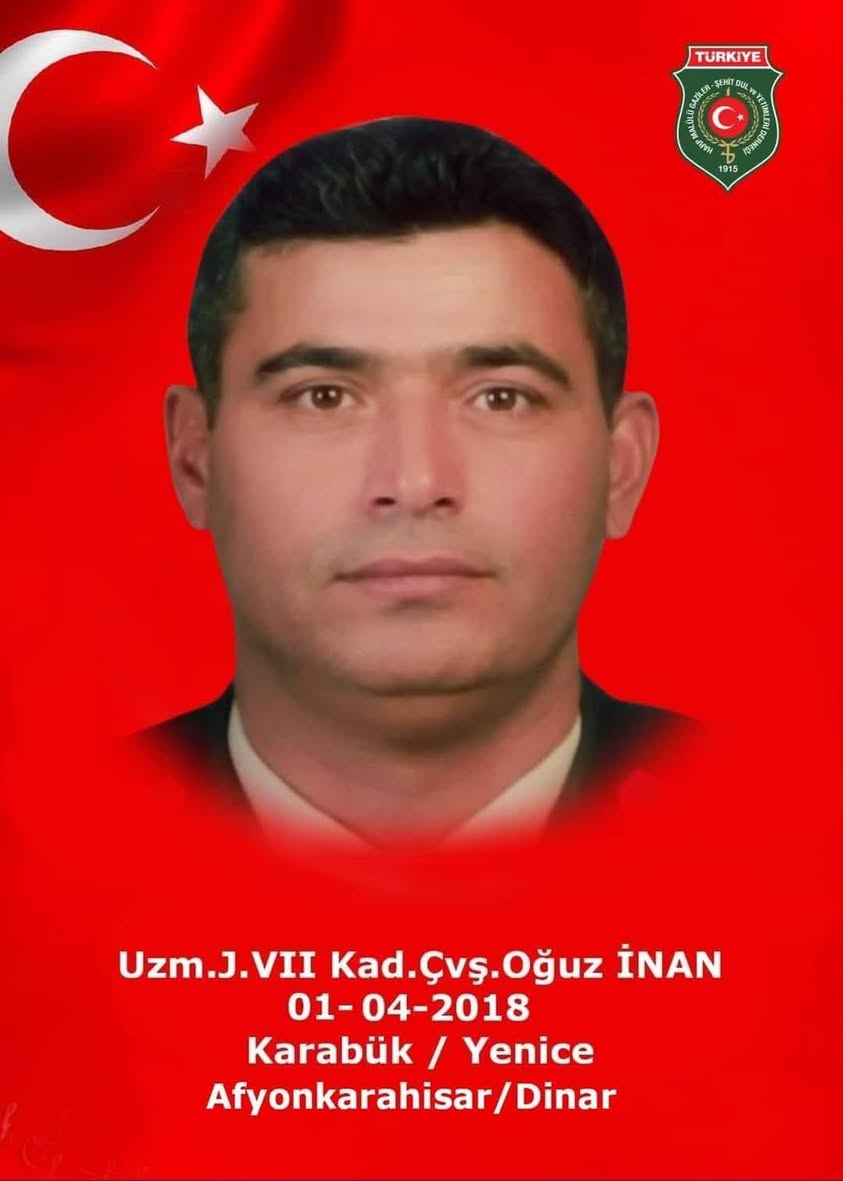 Afyonkarahisar'da Şehit Uzm. Çvş. Oğuz İNAN Anıldı