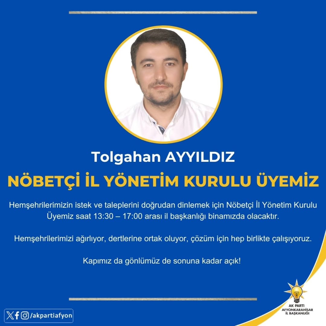 AK Parti Afyon İl Başkanlığı, Vatandaş Buluşmalarına Devam Ediyor