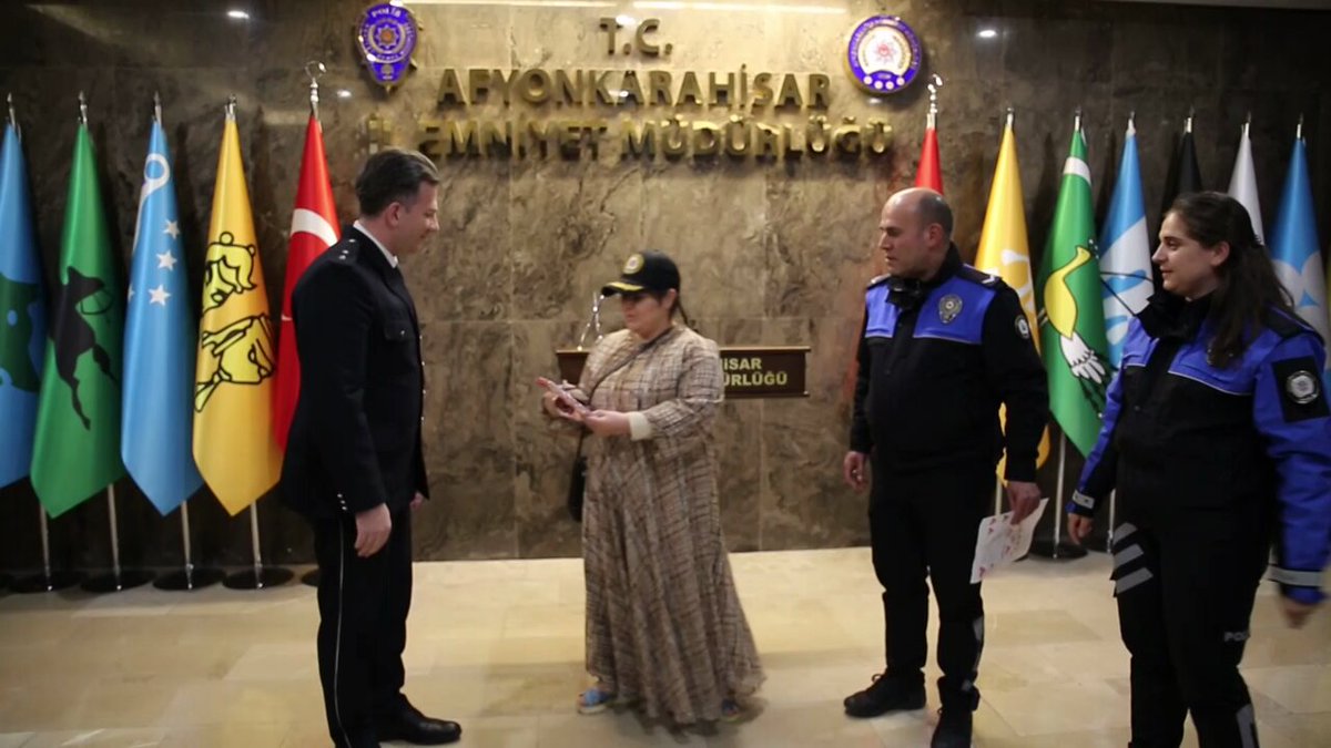 Dinar'da Bir Şiirle Polis Haftası Kutlandı