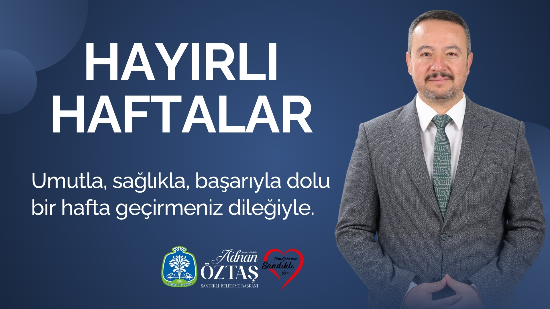 Sandıklı Belediyesi'nden Hayırlı Haftalar Dileği