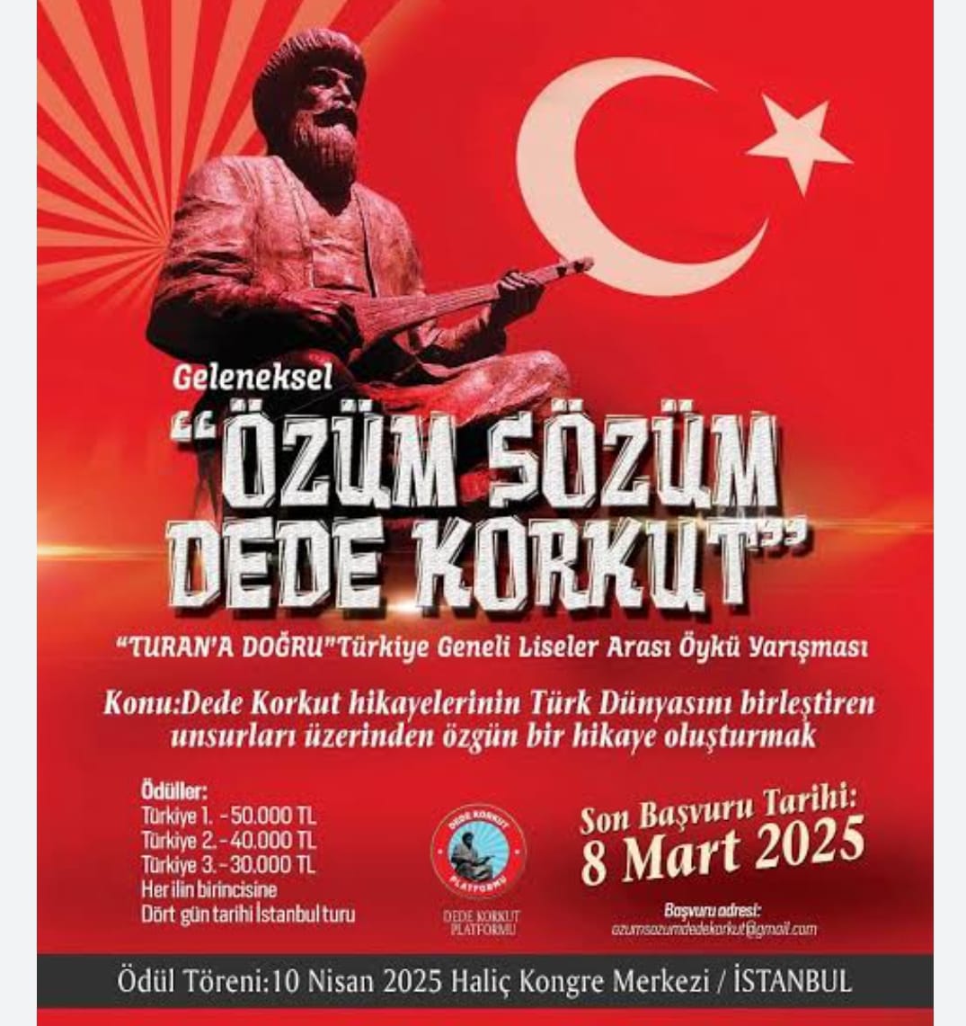 Afyonkarahisar'da Öğrenci, Ulusal Dede Korkut Öykü Yarışmasında Birinci Oldu