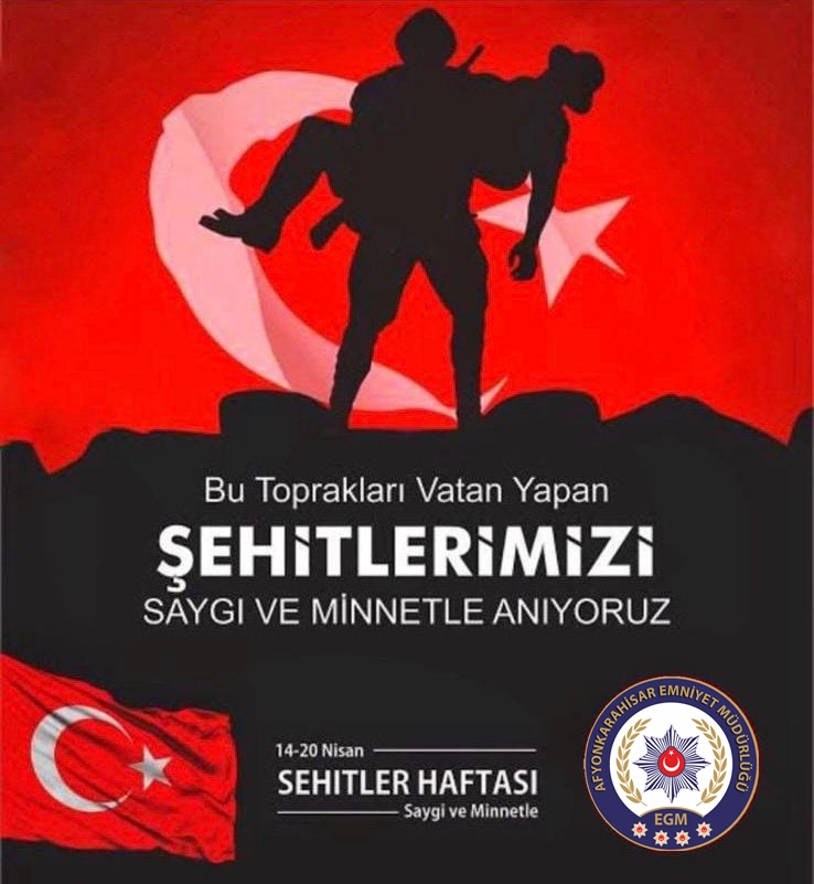 20 Nisan Şehitler Haftası Anıldı